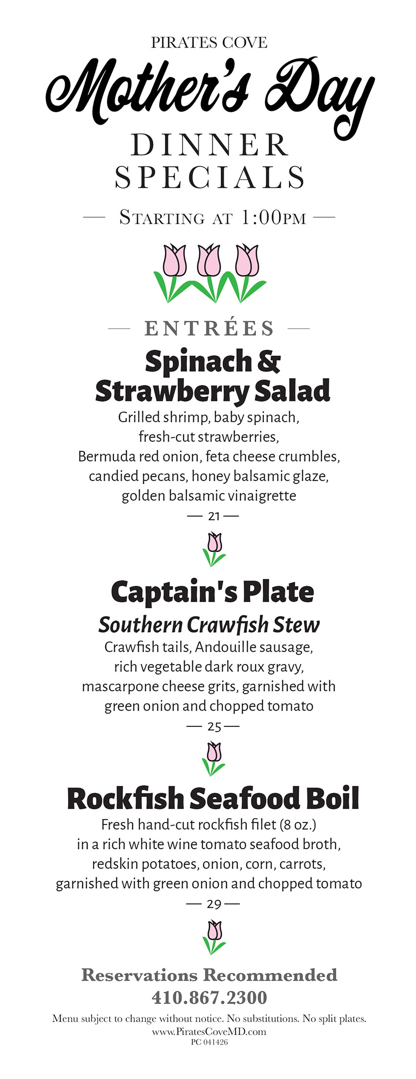 MothersDay DinnerSpecials PC 041426 LTR2up WEB